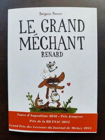 Le Grand Méchant Renard + dédicace - B - 1 Album - Eerste, Boeken, Stripverhalen, Nieuw