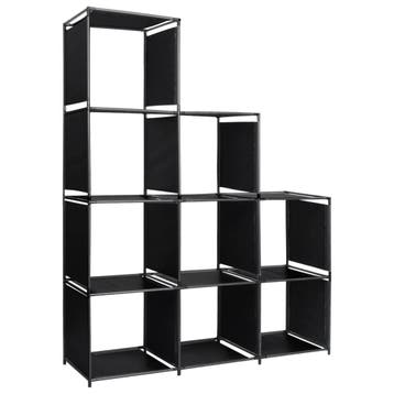 vidaXL Opbergkast trapvormig 130x45x170 cm stof, Verzenden, Nieuw