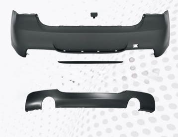 BMW E90 08-11 M-Tech bodykit – bumpers + sideskirts, Auto-onderdelen, Nieuw, Achter, BMW, Bumper