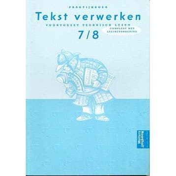 Tekstverwerken voortgezet technisch lezen praktijkboek 7/8, Verzenden, Nieuw