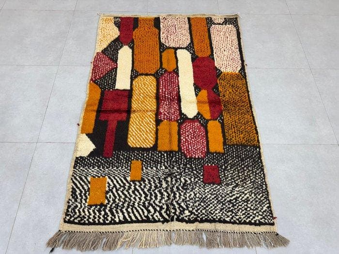 Vloerkleed - 164 cm - 109 cm - Vintage Taznakht Tapijt, Huis en Inrichting, Stoffering | Tapijten en Vloerkleden