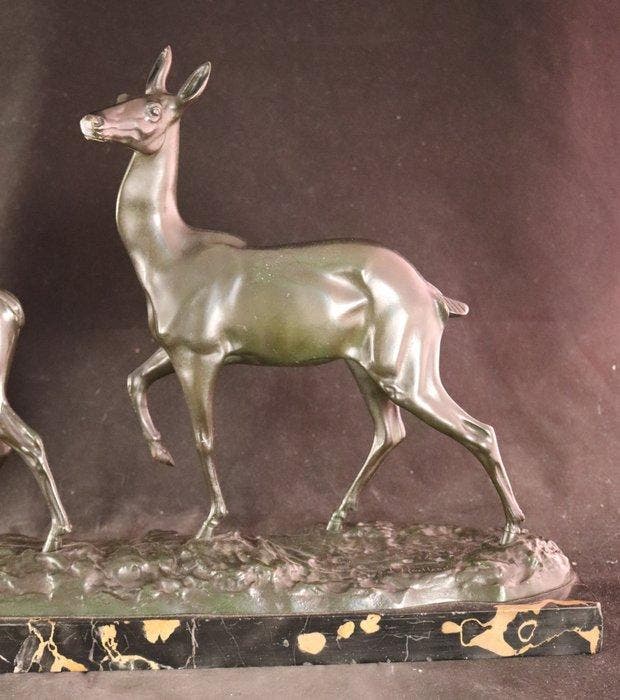 Groot Art Deco beeld - Irénée Rochard (1906–1984) -, Antiquités & Art, Art | Objets design