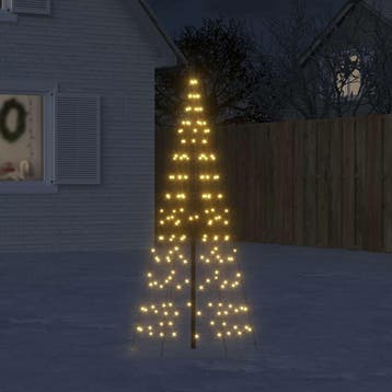 vidaXL LED-kerstboom 200 LEDs warm wit 180 cm, Verzenden, Nieuw