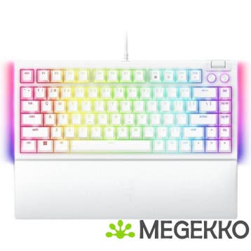 Razer BlackWidow V4 75% Wit - Razer Orange, Verzenden