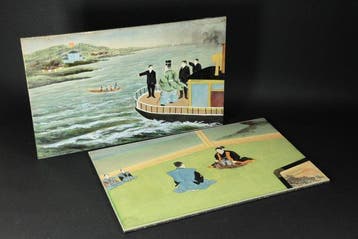 Historical Painting Panels (Set of 2) - Meiji Modernisation