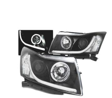 PHARES ANGEL EYES LED TUBE LIGHT POUR CHEVROLET CRUZE 09-12, Verzenden, Neuf