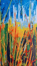 Mario Schifano (1934-1998) - Campo di grano
