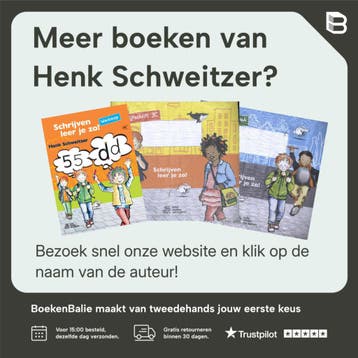 Schrijven leer je zo! - Schrijfschrift 3B - set van 5 stuks, Boeken, Verzenden, Gelezen, Henk Schweitzer