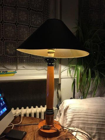 Lampe de table - Bois - Lampe de style Empire