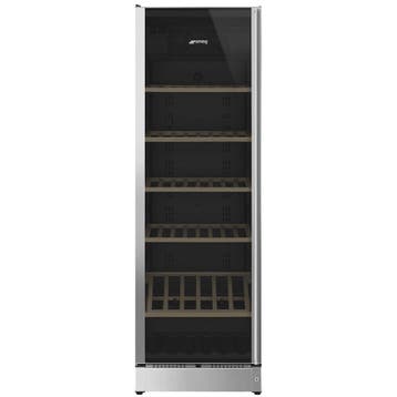 Wijnkoelkast | CLASSICA | 368L (197x 75cl) | RVS/Zwart | 1, Verzenden, Nieuw in verpakking