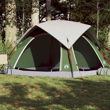 vidaXL Tent 4-persoons waterdicht groen, Verzenden