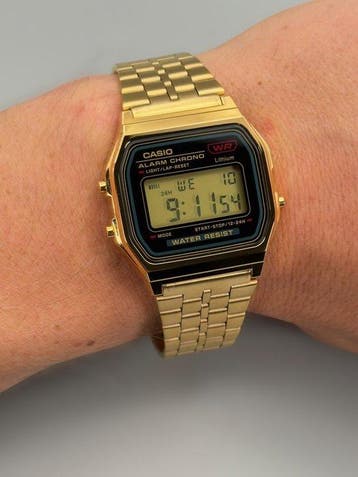 Casio A159WGE – Early Production – Vintage 1989 Design –, Nieuw