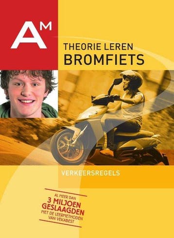 Theorie leren bromfiets / Verkeersregels - Verkeersmiddelen, Boeken, Verzenden, Nieuw