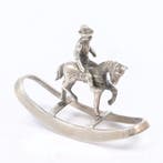 Karl Kurz / F.A. Lesener - Hobbelpaard en Kar - Figurine (2)