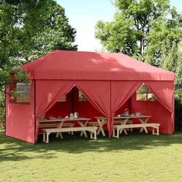 vidaXL Partytent inklapbaar pop-up met 4 zijwanden, Verzenden