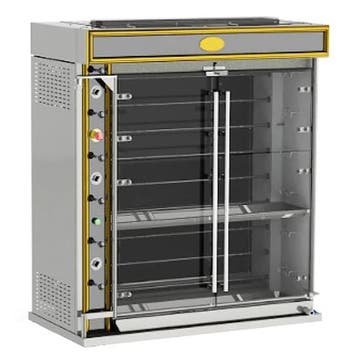 Kippengrill | Elektrisch | 4 Spitten | 24 Kippen | 13.2kW, Zakelijke goederen, Verzenden, Nieuw in verpakking