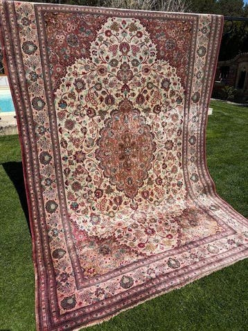 Vintage XXL Ghoum soie sur soie ! - Tapis - 320 cm - 200 cm