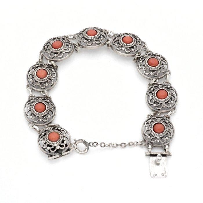 Zonder minimumprijs - 3-delige sieradenset o.a. G.J. van den, Handtassen en Accessoires, Antieke sieraden