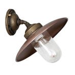 Stal- & Boerderijlampen Landes Stallamp Schuin Brons/Koper, Tuin en Terras, Buitenverlichting, Verzenden, Nieuw