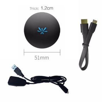 G6 TV Stick 1080p HDMI WiFi Receiver Scherm Spiegelen iPhone, Verzenden