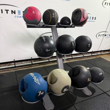 Rek Met Diverse Ballen, Sport en Fitness, Ophalen of Verzenden, Nieuw, Overige typen