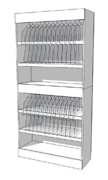*TIP*  Strakke design kast glossy wit R-PR-001-A, Ophalen of Verzenden
