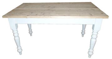 *TIP*  Grote houten tafel 300 cm met ronde sierpoten, Zakelijke goederen, Ophalen of Verzenden