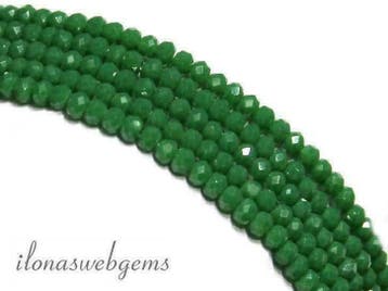Swarovski style kristal kralen ca. 3x2mm, Verzenden, Nieuw, Kraal
