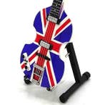 Miniatuur Hofner basgitaar met gratis standaard, Verzenden, Pop, Beeldje of Miniatuur