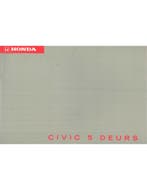 1996 HONDA CIVIC 5-DEURS INSTRUCTIEBOEKJE NEDERLANDS