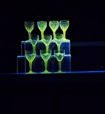 Verreries Doyen - Drinkset (10) - Art-Deco Likeurkelken, Antiek en Kunst