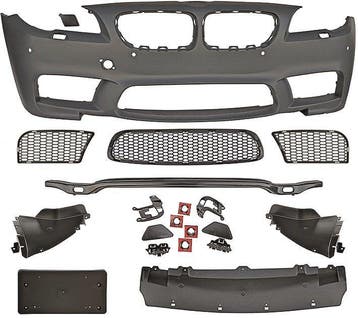 EVO M5 Look Voorbumper + PDC BMW 5 Serie F10 F11 B4838