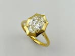 Ring - 14 karaat Geel goud - 2.01ct. tw. Diamant (Lab-grown)