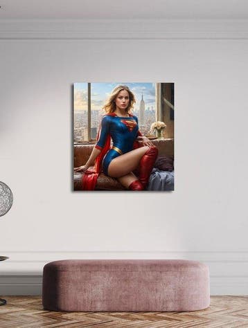 Alberto Ricardo (XXI) - Super chica. Giclée 65 x 70 cm, Verzamelen, Nieuw