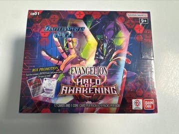 Bandai - 24 Booster box - BattleCards - Evangelion Halo of, Verzamelen, Nieuw