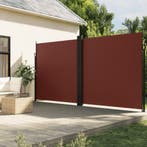 vidaXL Windscherm uittrekbaar 200x1000 cm bruin, Verzenden