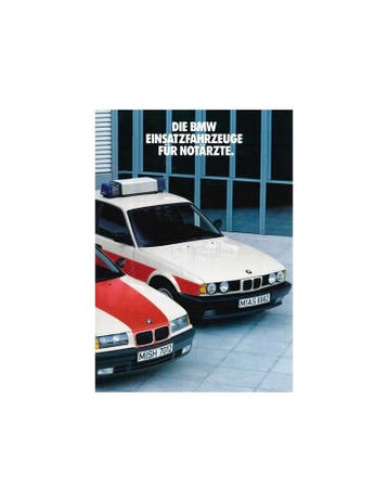 1991 BMW 3 SERIE | 5 SERIE HULPVOERTUIGEN BROCHURE DUITS