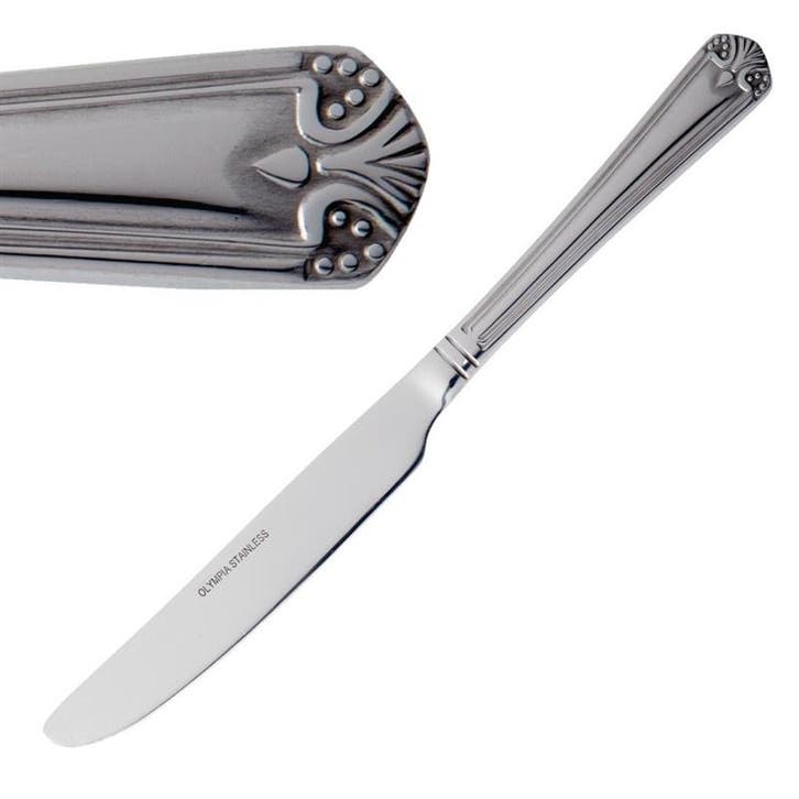 Tafelmessen | Jesmond | RVS | 12 Stuks | Lengte 240mm, Zakelijke goederen, Horeca | Keukenapparatuur, Nieuw in verpakking, Verzenden