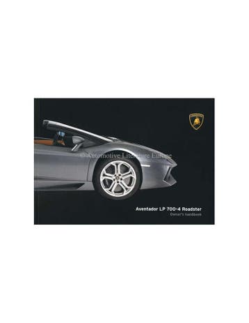 2014 LAMBORGHINI AVENTADOR LP 700-4 ROADSTER