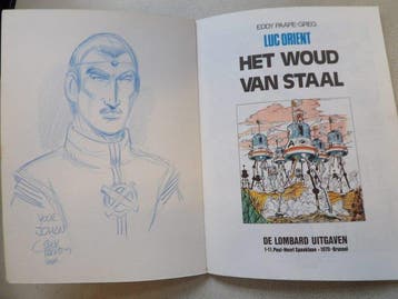 Eddy Paape - Luc Orient 5 Het Woud van Staal + fantekening -, Livres
