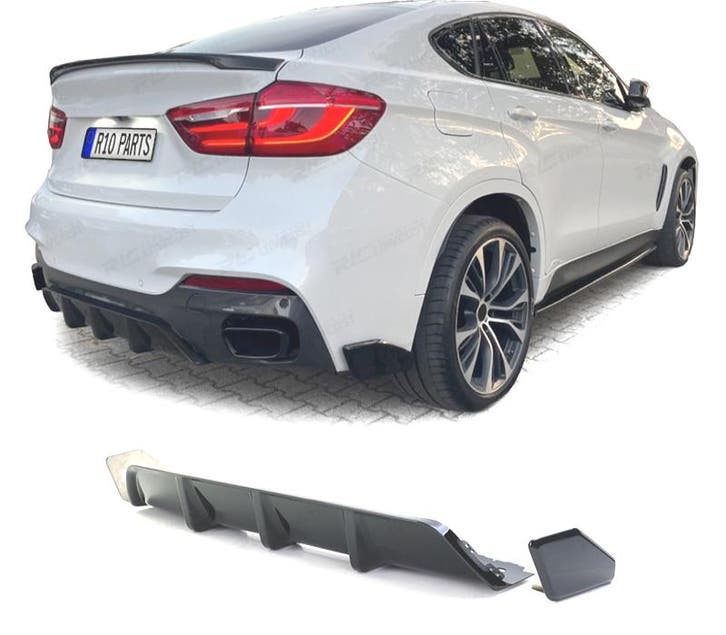 DIFFUSEUR BMW X6 F16 14-19 NOIR BRILLANT, Autos : Pièces & Accessoires, Carrosserie & Tôlerie, Envoi