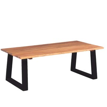 vidaXL Salontafel massief acaciahout 110x60x40 cm, Verzenden