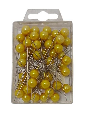 Parelspelden WM 08 Geel 10 mm doosje 50 stuks, Nieuw