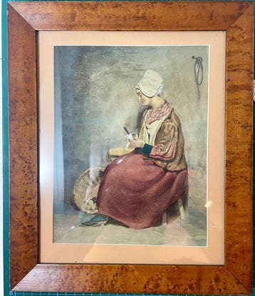 École néerlandaise (XIX) - A Dutch Domestic Scene