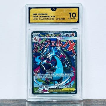 Pokémon Graded card - Mega Charizard X ex 023 – Pokémon - GG
