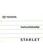 1990 TOYOTA STARLET INSTRUCTIEBOEKJE NEDERLANDS, Ophalen of Verzenden