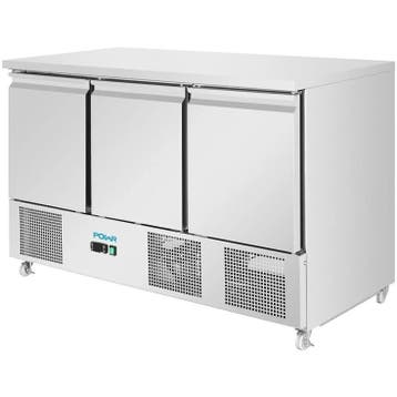 Koelwerkbank | U-SERIE | Energiezuinig | 400L | 3 Deuren, Verzenden
