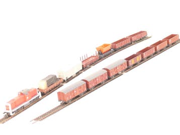 Schaal H0 Roco digitale trein met BR 290 en 13 wagons van..., Gebruikt, Gelijkstroom, Wagon, Ophalen of Verzenden