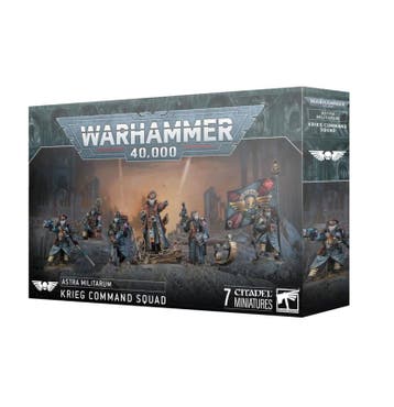 Astra Militarum Krieg Command Squad (Warhammer nieuw), Ophalen of Verzenden