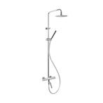 BWS Round Thermostatische Bad/Douche Combinatie Opbouwset, Ophalen of Verzenden, Nieuw, Chroom, Overige typen